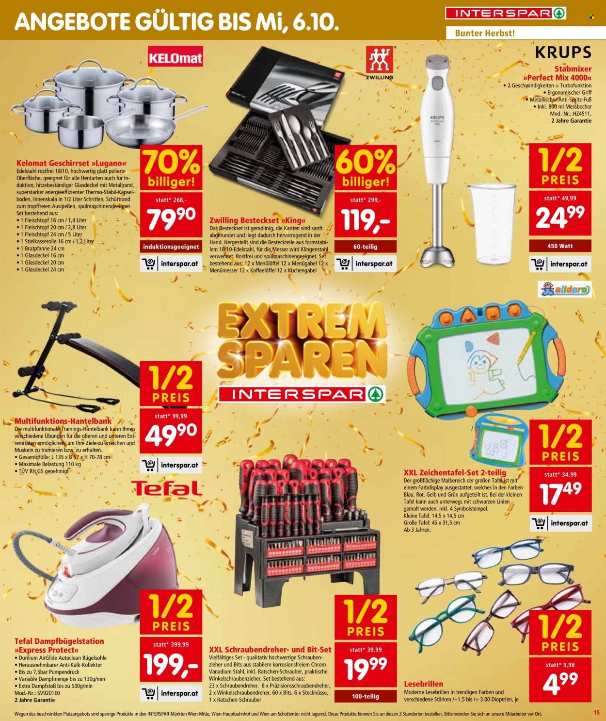 Angebote INTERSPAR - 16.9.2021 - 22.9.2021. Seite 15