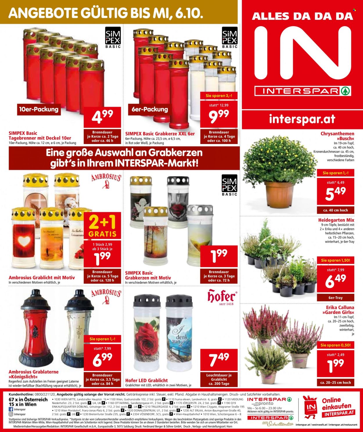 Angebote INTERSPAR - 16.9.2021 - 22.9.2021. Seite 16