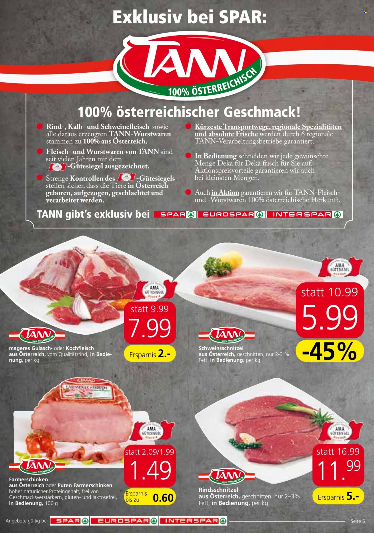 Angebote EUROSPAR - 16.9.2021 - 22.9.2021. Seite 5