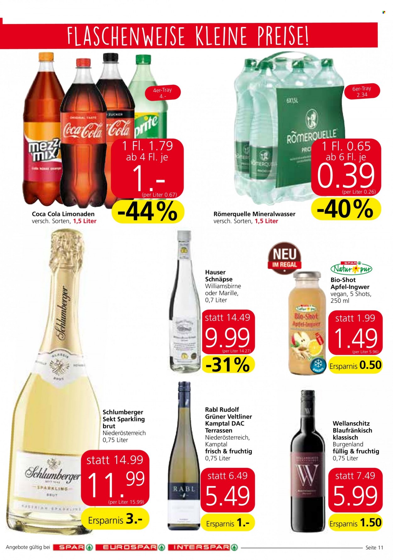 Angebote EUROSPAR - 16.9.2021 - 22.9.2021. Seite 11