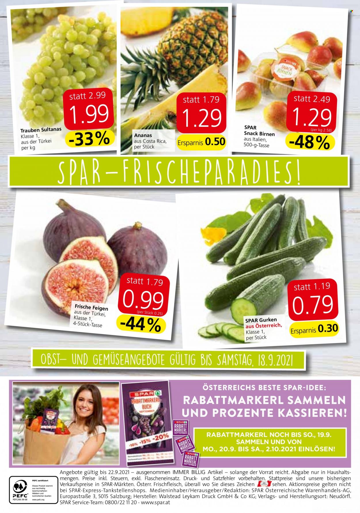 Angebote EUROSPAR - 16.9.2021 - 22.9.2021. Seite 12