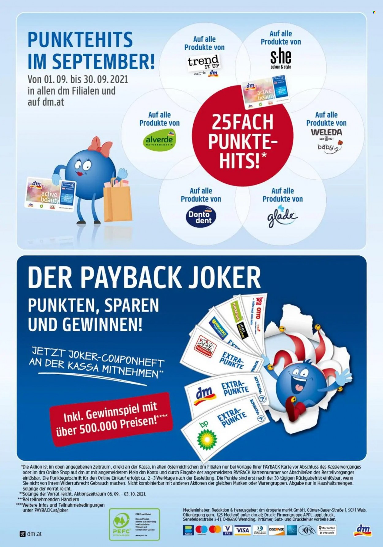 Angebote dm drogerie - 6.9.2021 - 15.10.2021. Seite 28