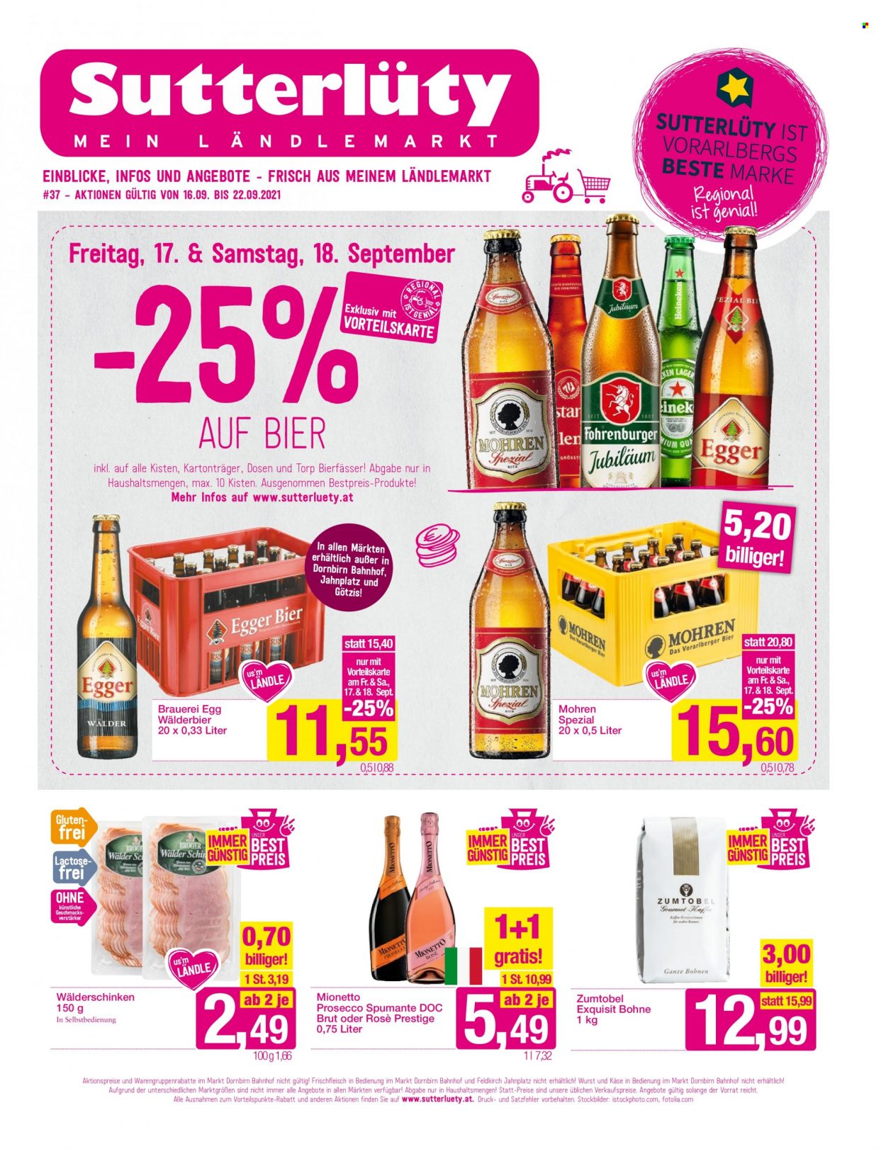 Angebote Sutterlüty - 16.9.2021 - 22.9.2021. Seite 1