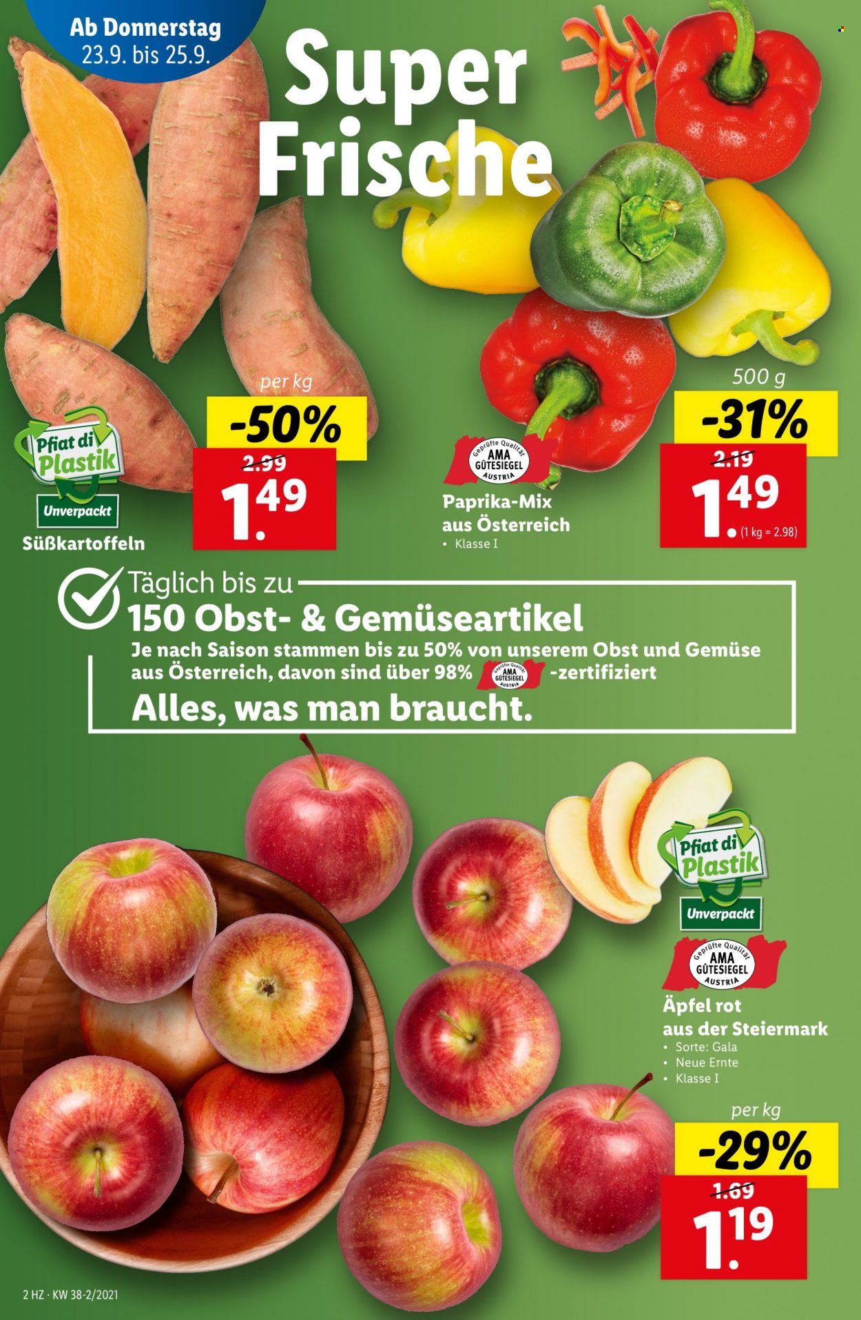 Angebote Lidl - 23.9.2021 - 29.9.2021. Seite 2