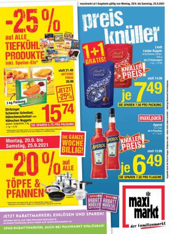 Angebote Maximarkt - 20.9.2021 - 25.9.2021.