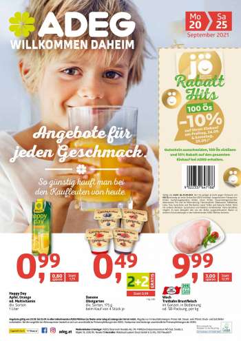 Angebote ADEG - 20.9.2021 - 25.9.2021.