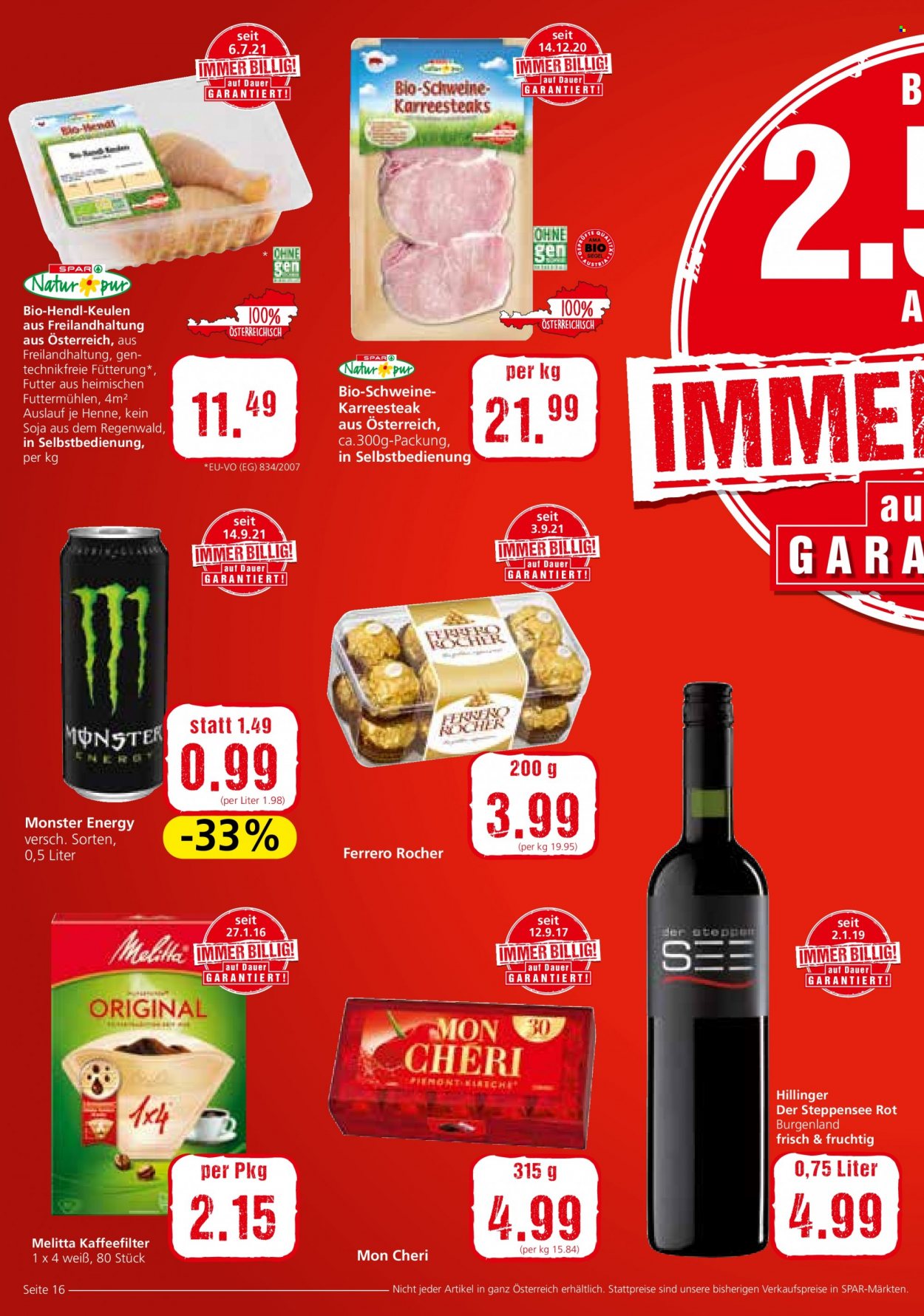 Angebote INTERSPAR - 23.9.2021 - 6.10.2021. Seite 16