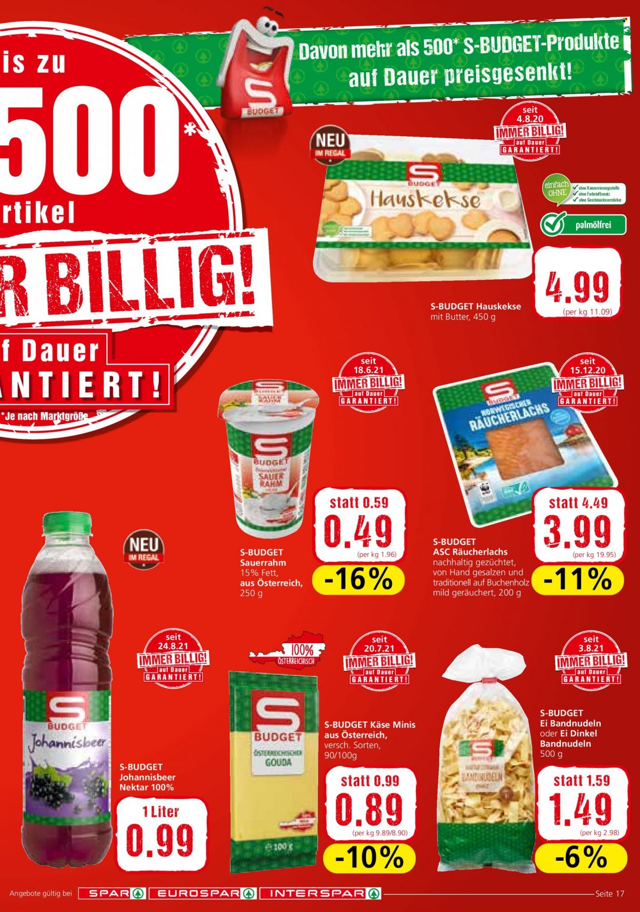 Angebote INTERSPAR - 23.9.2021 - 6.10.2021. Seite 17