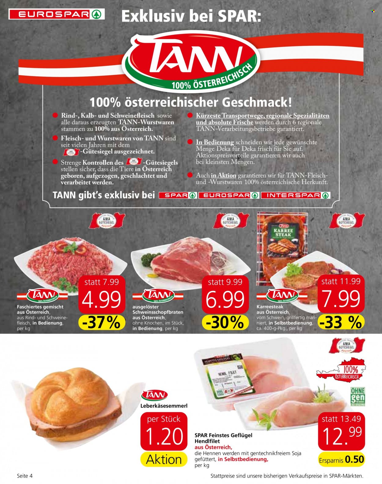 Angebote EUROSPAR - 23.9.2021 - 6.10.2021. Seite 4