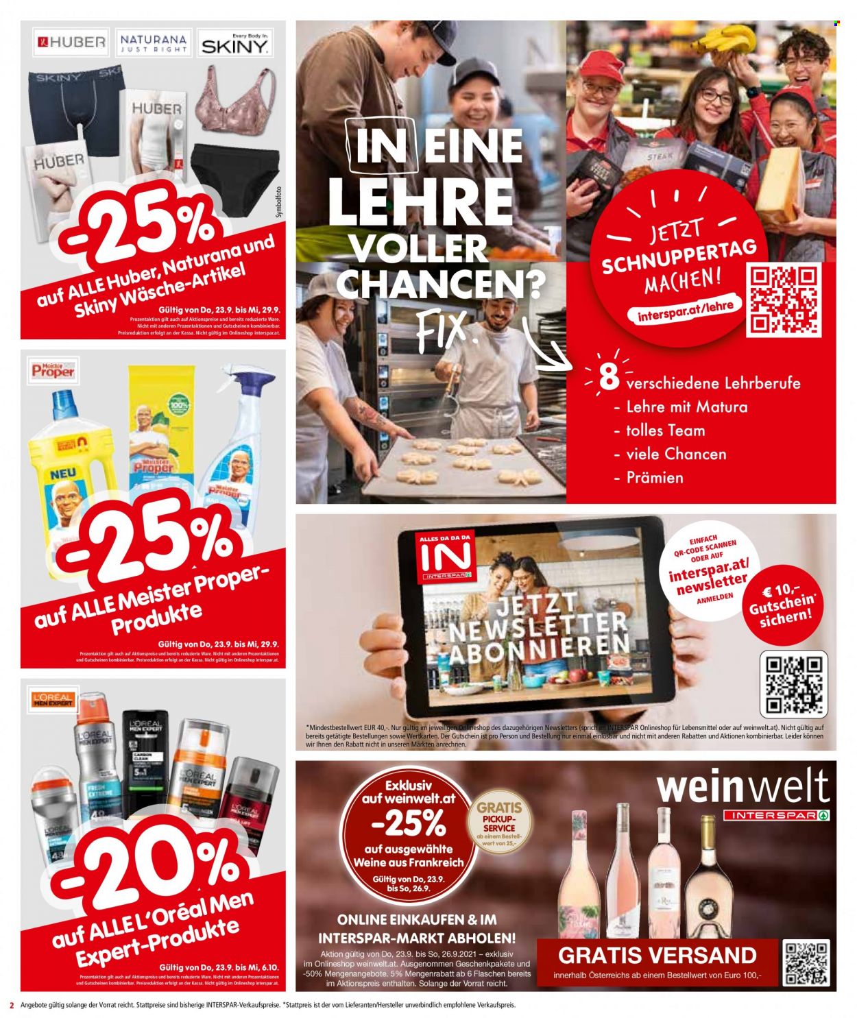 Angebote INTERSPAR - 23.9.2021 - 6.10.2021. Seite 2