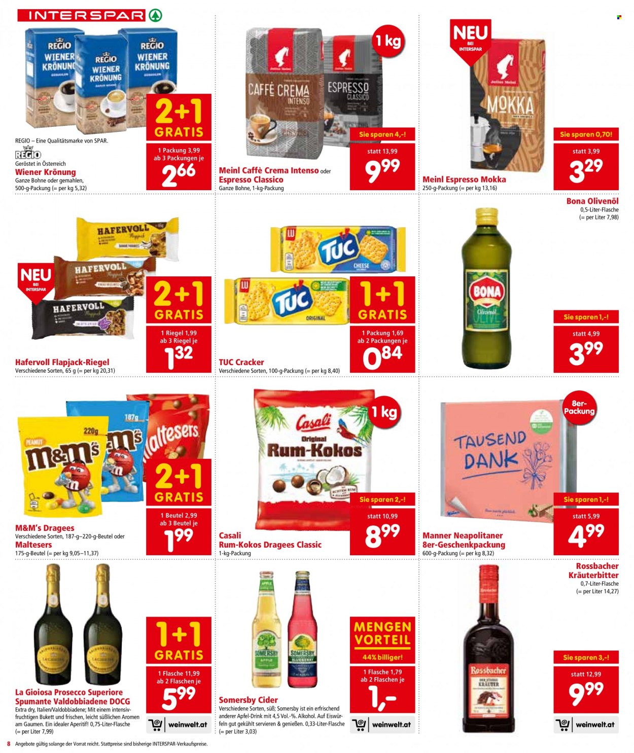 Angebote INTERSPAR - 23.9.2021 - 6.10.2021. Seite 8