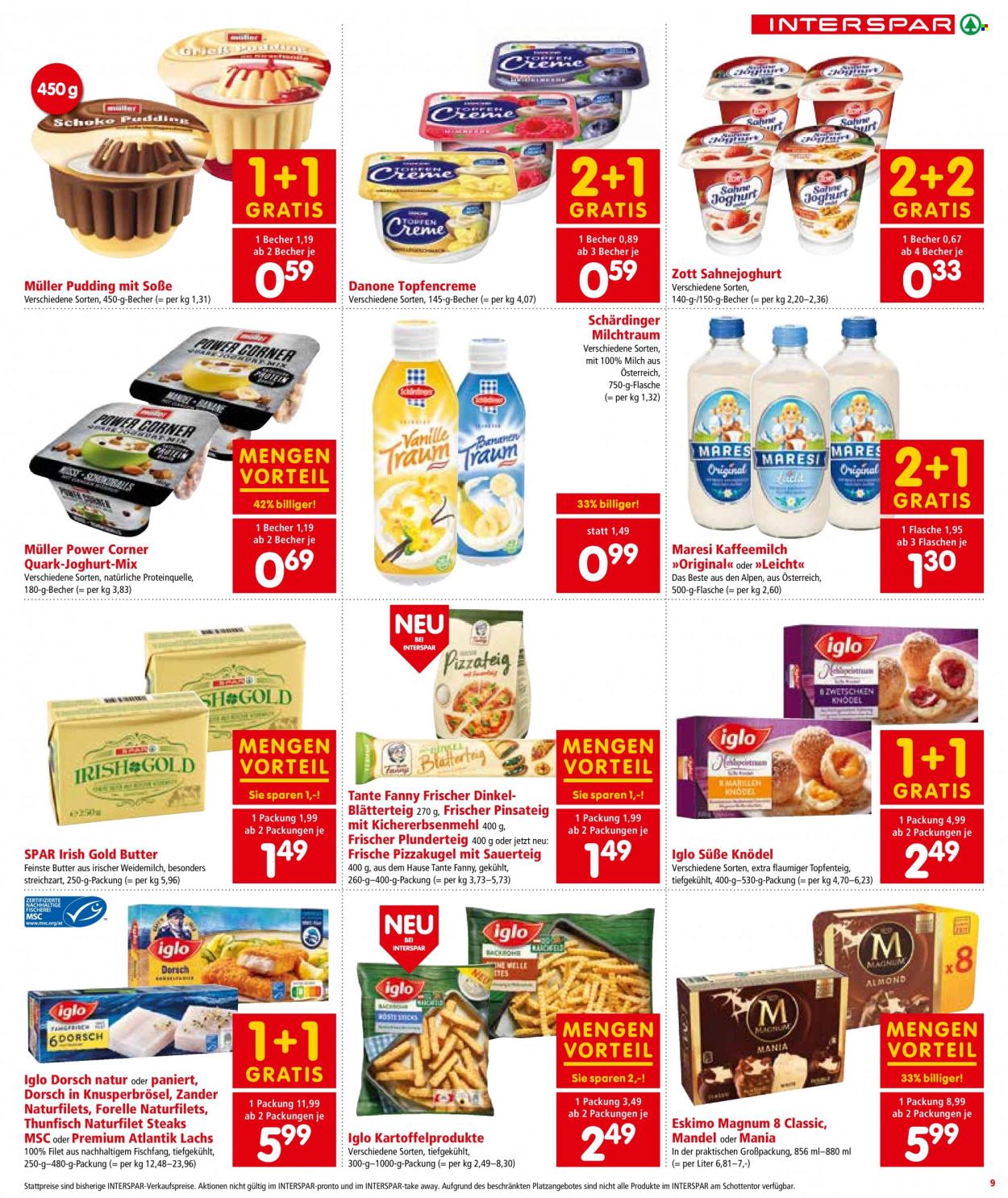 Angebote INTERSPAR - 23.9.2021 - 6.10.2021. Seite 9