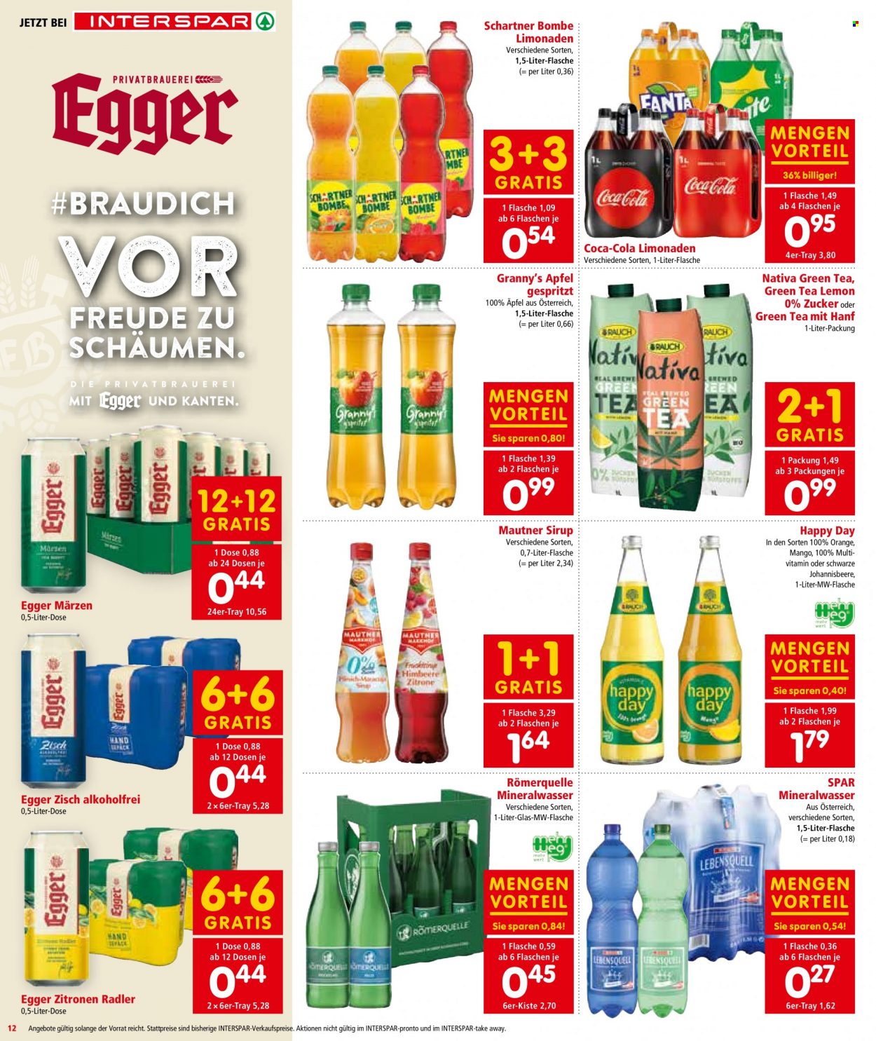Angebote INTERSPAR - 23.9.2021 - 6.10.2021. Seite 12