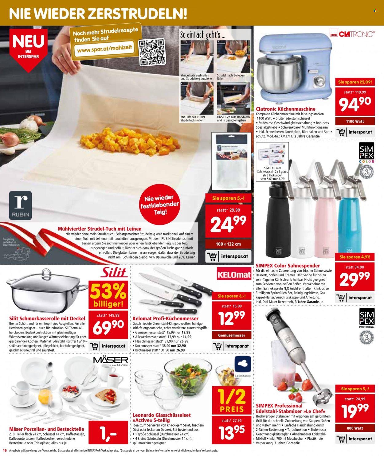 Angebote INTERSPAR - 23.9.2021 - 6.10.2021. Seite 16