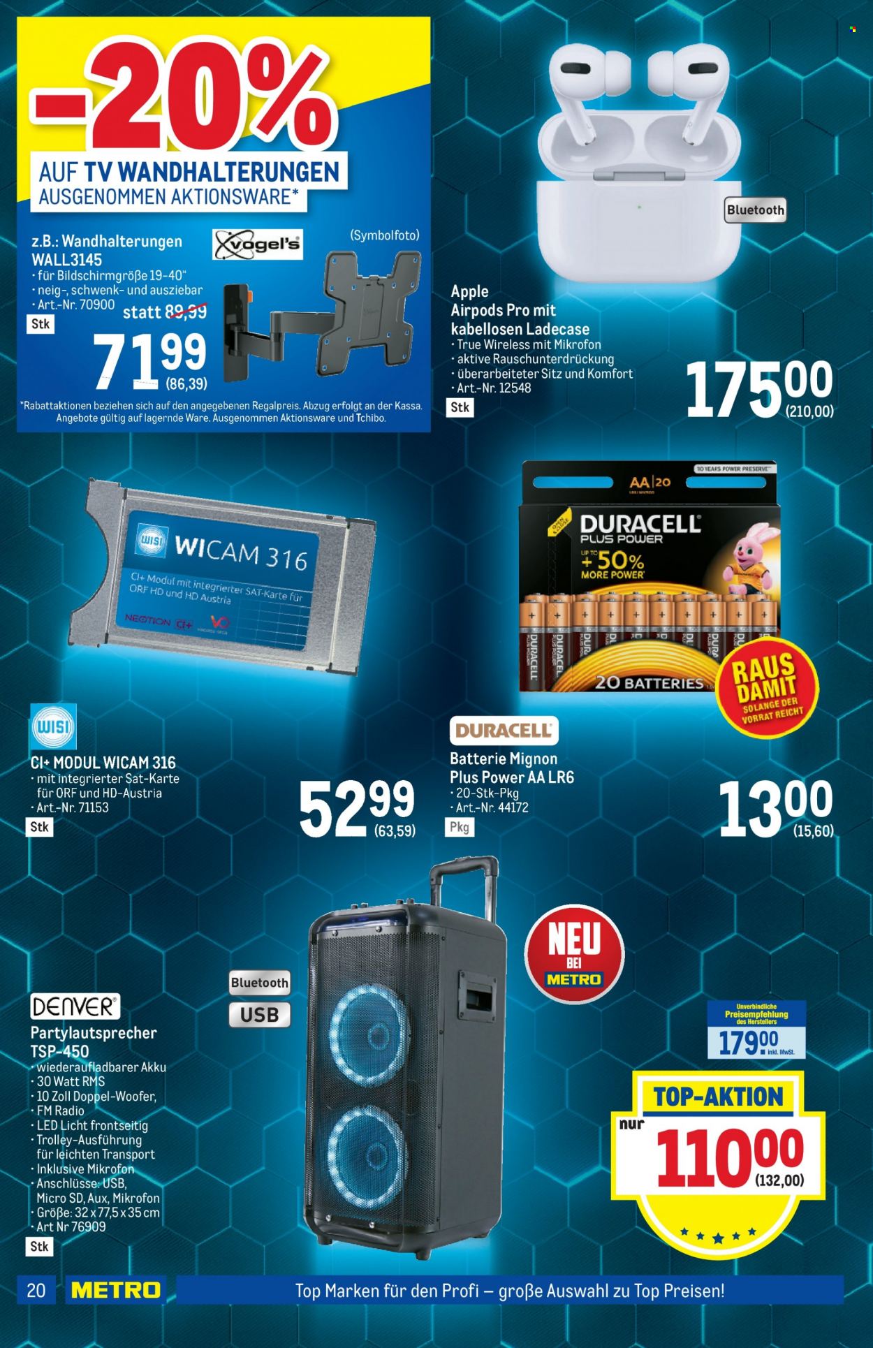 Angebote Metro - 30.9.2021 - 13.10.2021. Seite 20