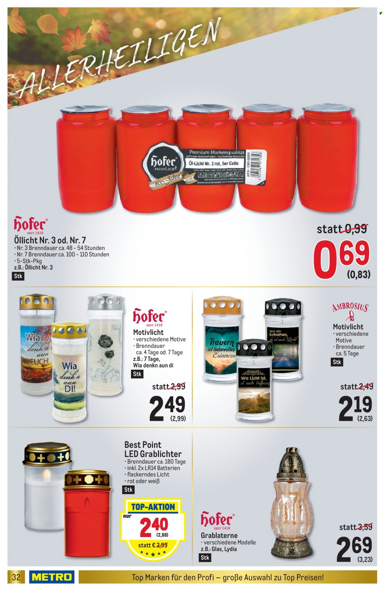 Angebote Metro - 30.9.2021 - 13.10.2021. Seite 32
