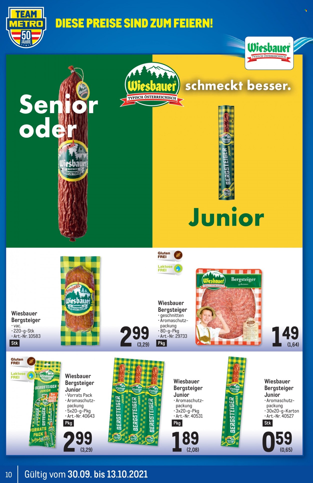 Angebote Metro - 30.9.2021 - 13.10.2021. Seite 10