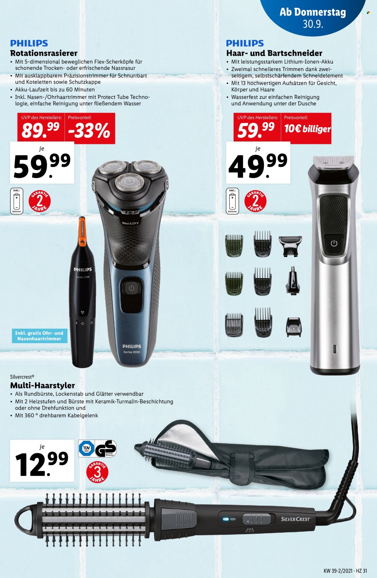 Angebote Lidl - 30.9.2021 - 6.10.2021. Seite 31