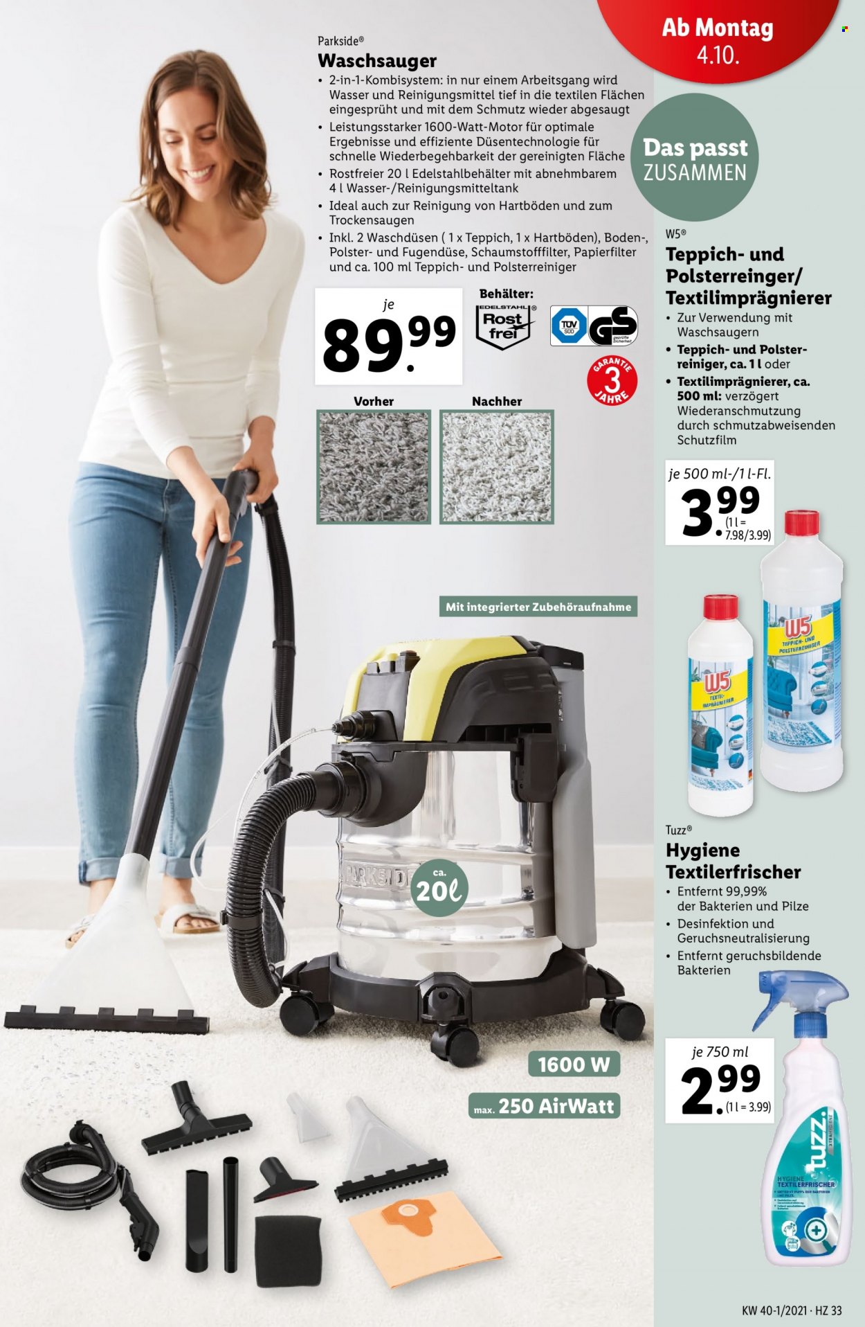 Angebote Lidl - 30.9.2021 - 6.10.2021. Seite 33