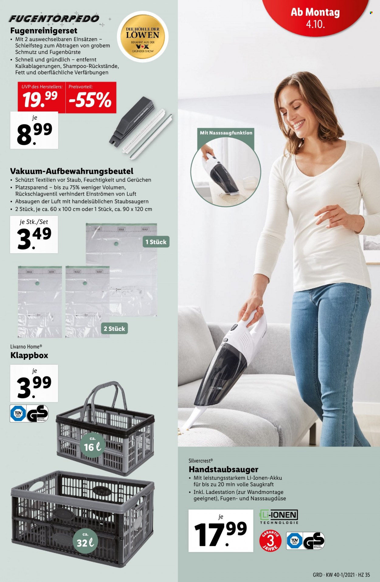 Angebote Lidl - 30.9.2021 - 6.10.2021. Seite 35