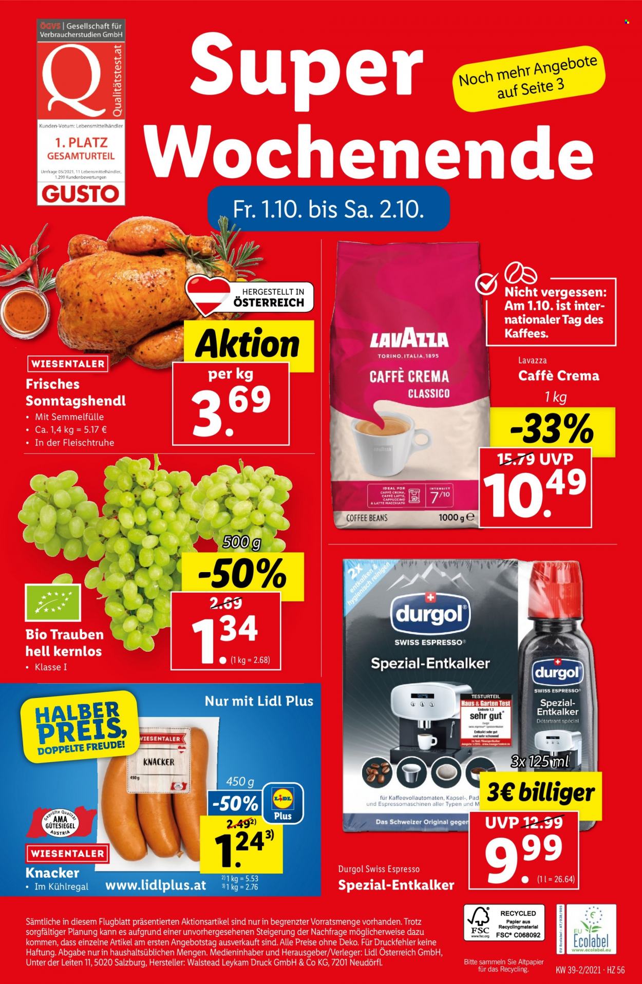Angebote Lidl - 30.9.2021 - 6.10.2021. Seite 56