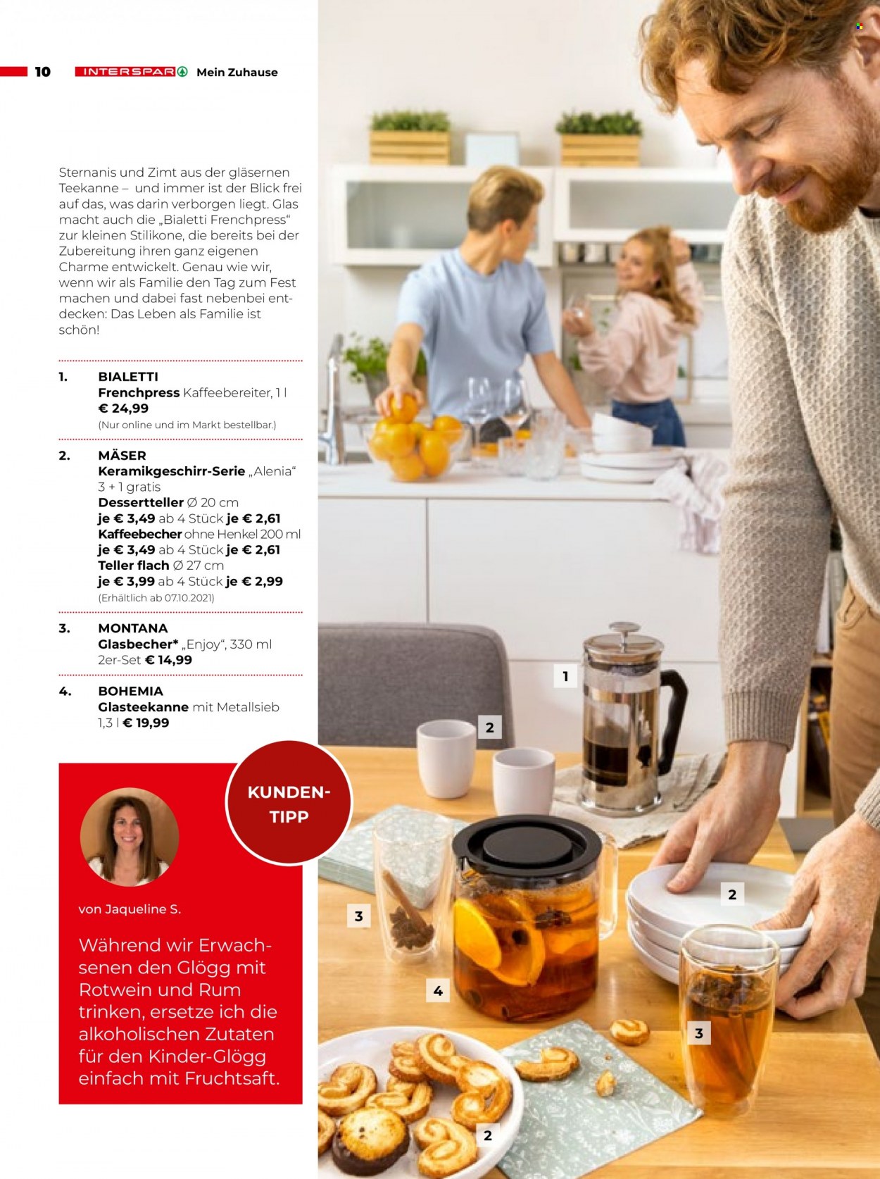 Angebote INTERSPAR - 27.9.2021 - 31.12.2021. Seite 10