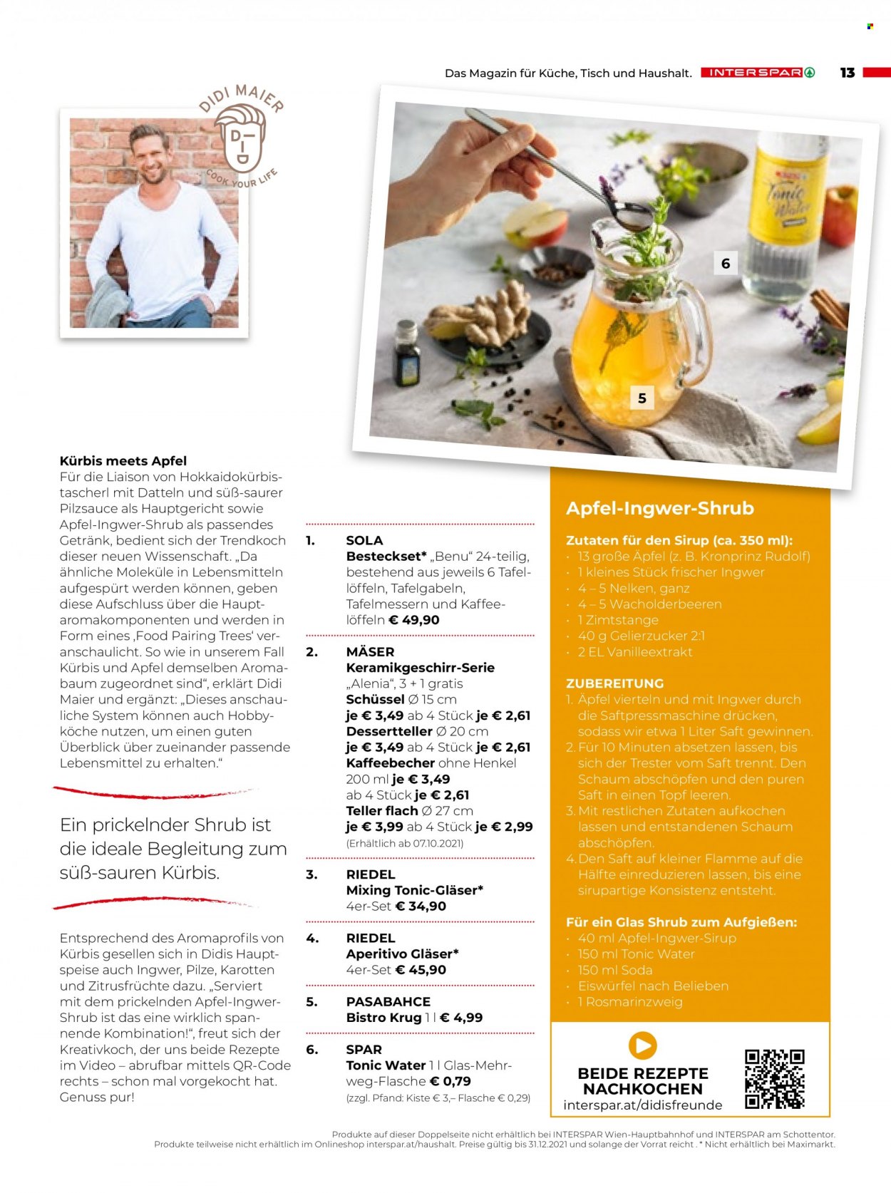 Angebote INTERSPAR - 27.9.2021 - 31.12.2021. Seite 13