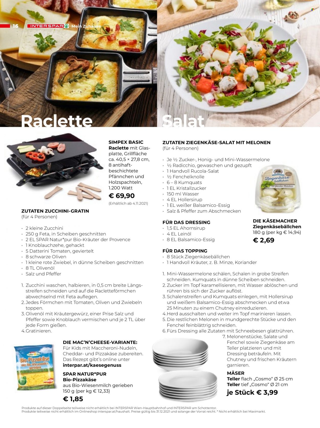 Angebote INTERSPAR - 27.9.2021 - 31.12.2021. Seite 16