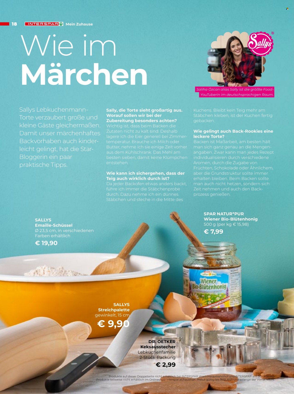 Angebote INTERSPAR - 27.9.2021 - 31.12.2021. Seite 18
