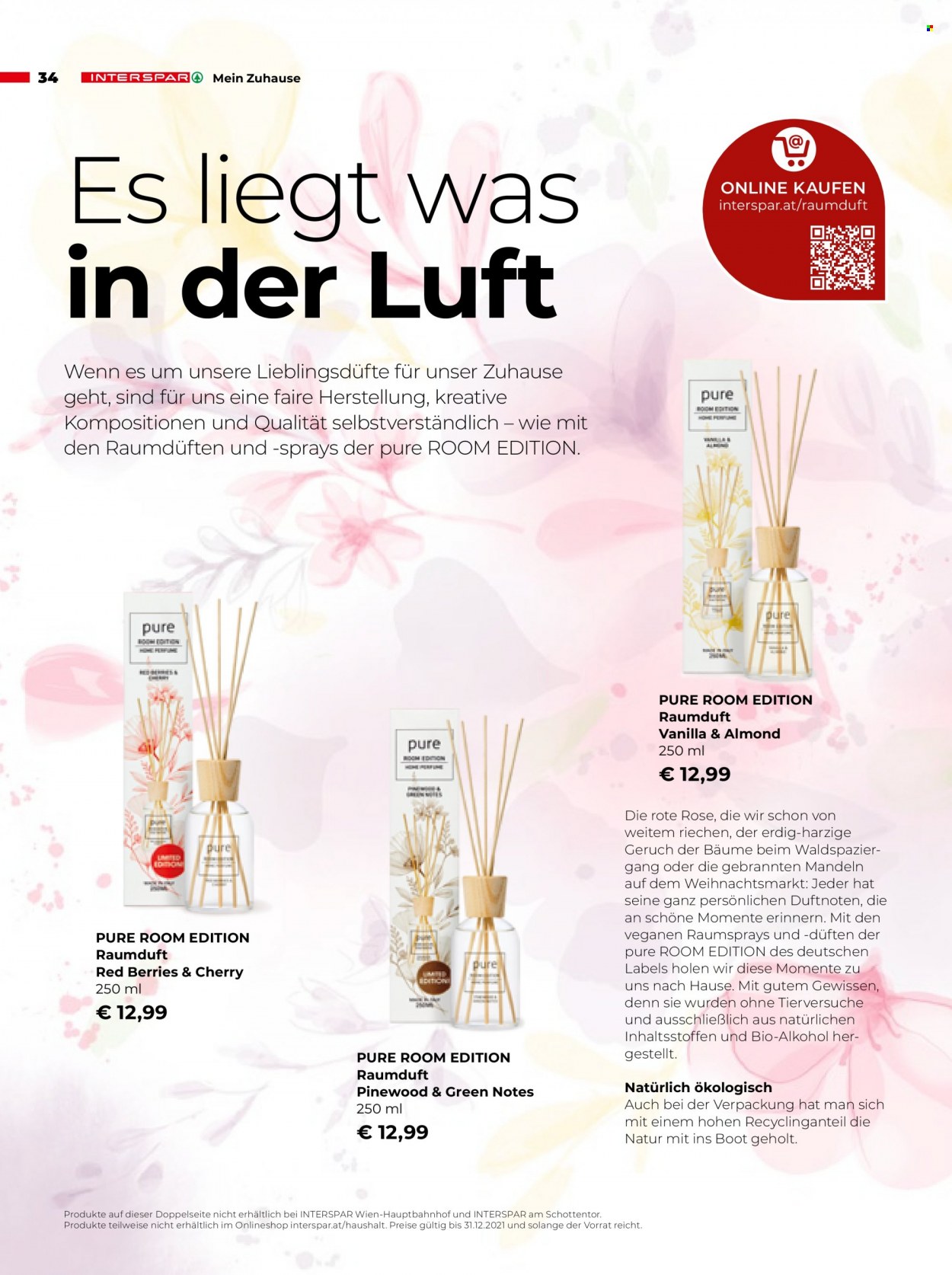 Angebote INTERSPAR - 27.9.2021 - 31.12.2021. Seite 34