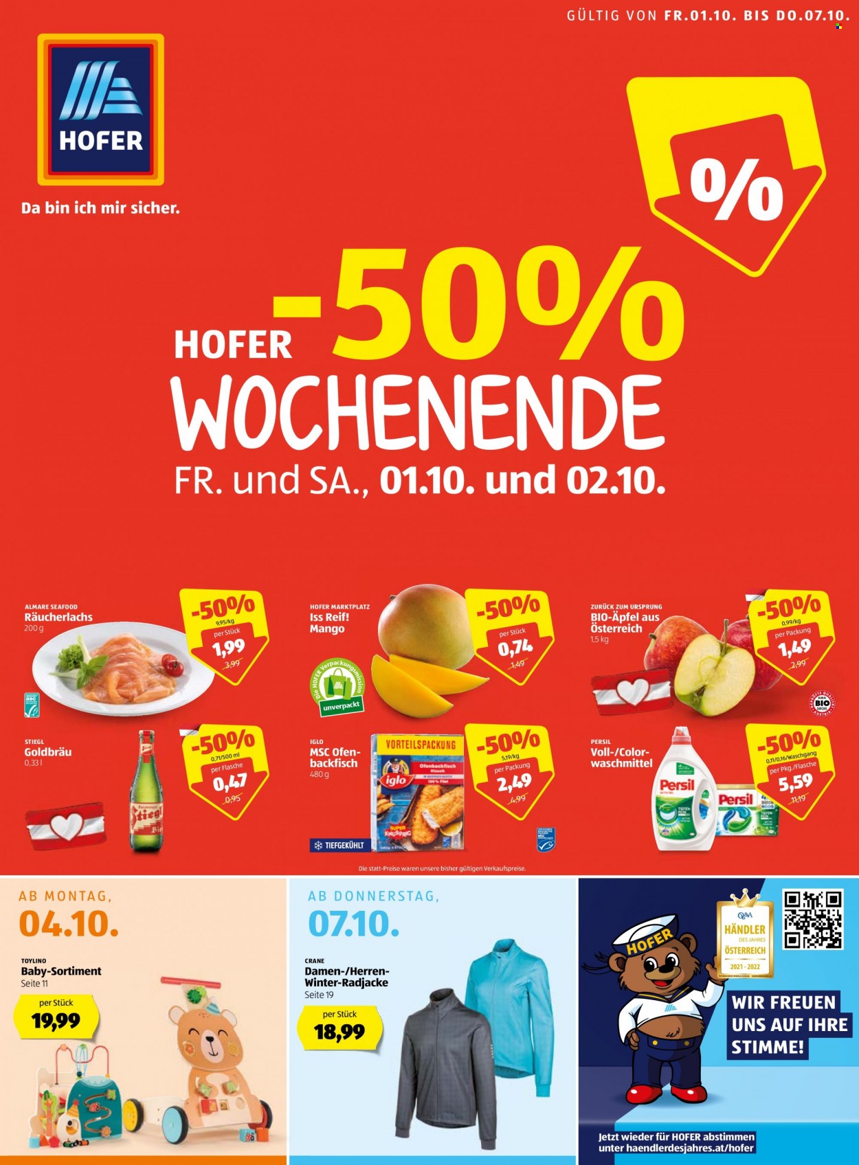 Angebote Hofer - 1.10.2021 - 7.10.2021. Seite 1