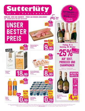 Angebote Sutterlüty - 30.9.2021 - 6.10.2021.