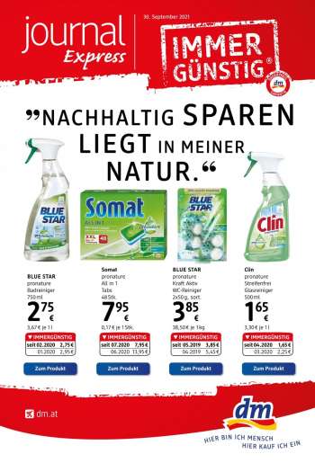 Angebote dm drogerie - 30.9.2021 - 27.10.2021.