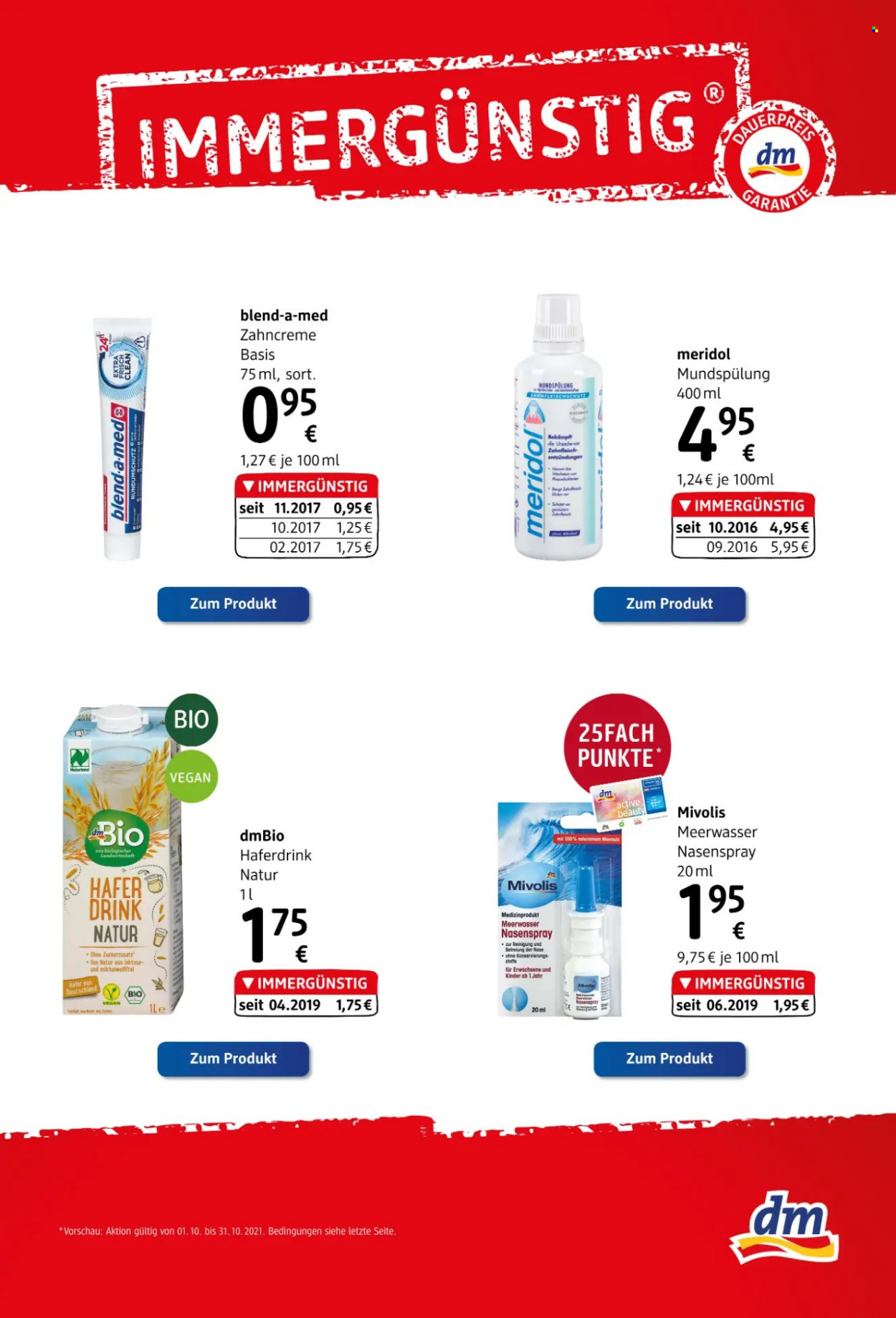 Angebote dm drogerie - 30.9.2021 - 27.10.2021. Seite 9