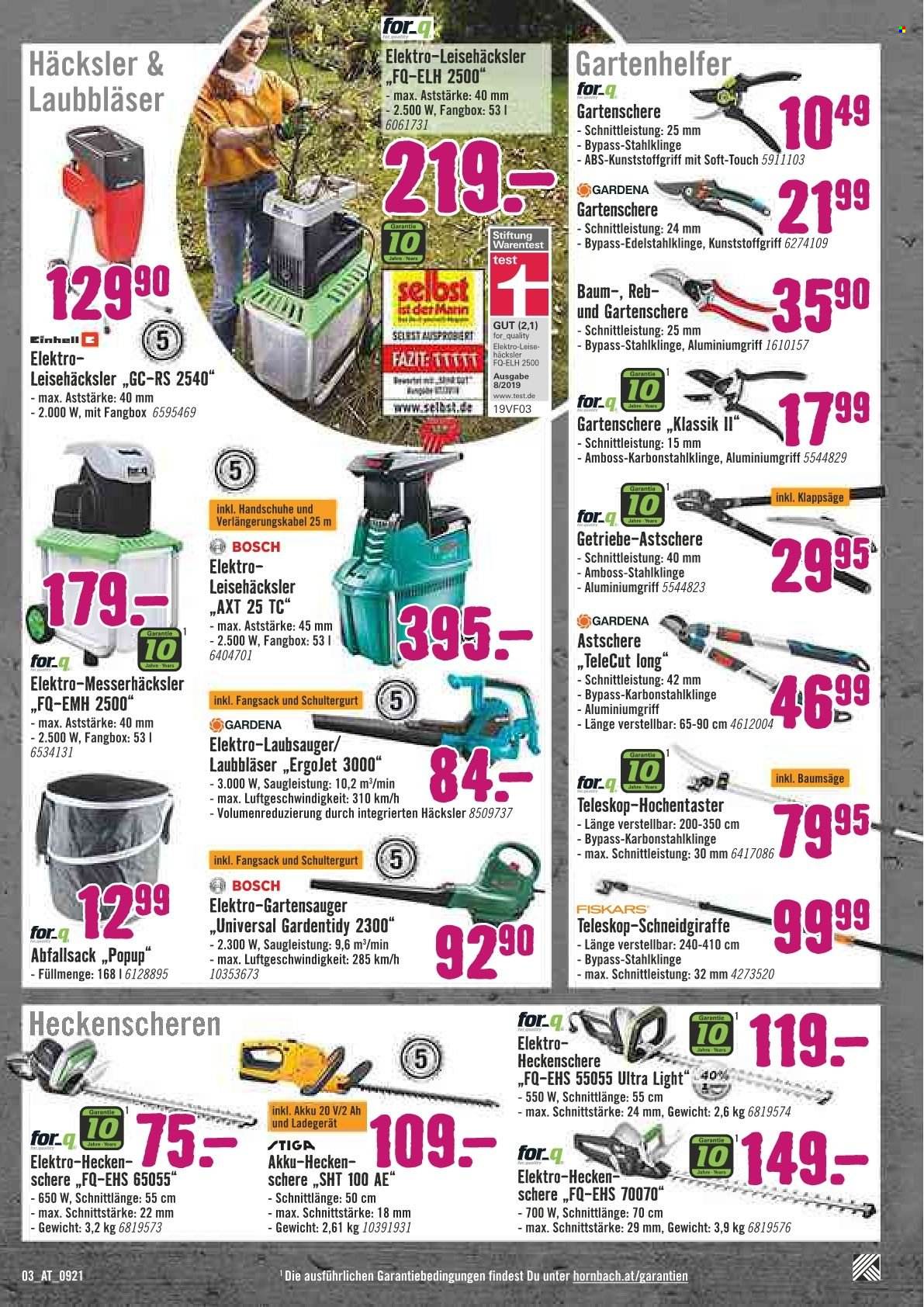 Angebote Hornbach - 30.9.2021 - 13.10.2021. Seite 3