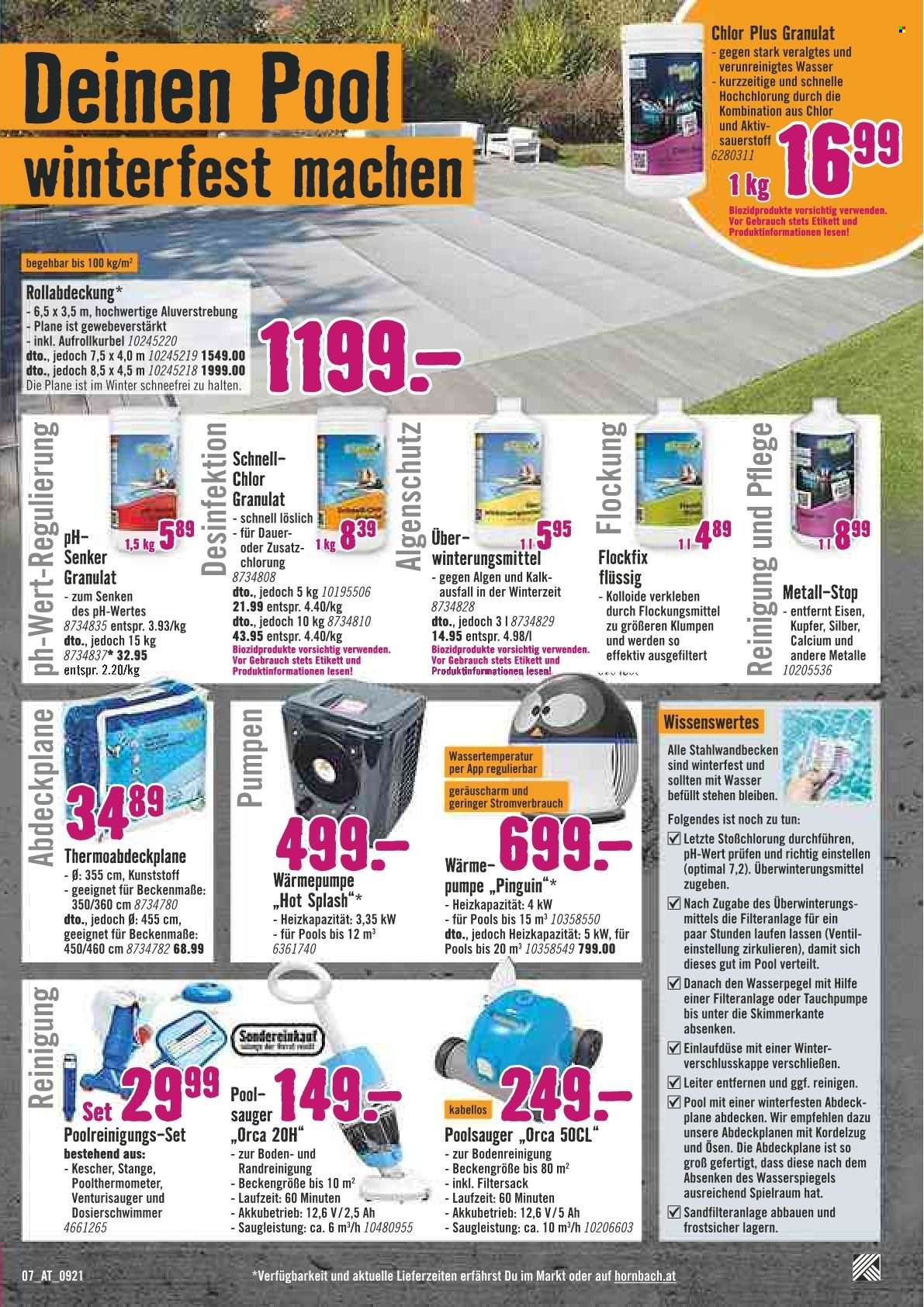 Angebote Hornbach - 30.9.2021 - 13.10.2021. Seite 7