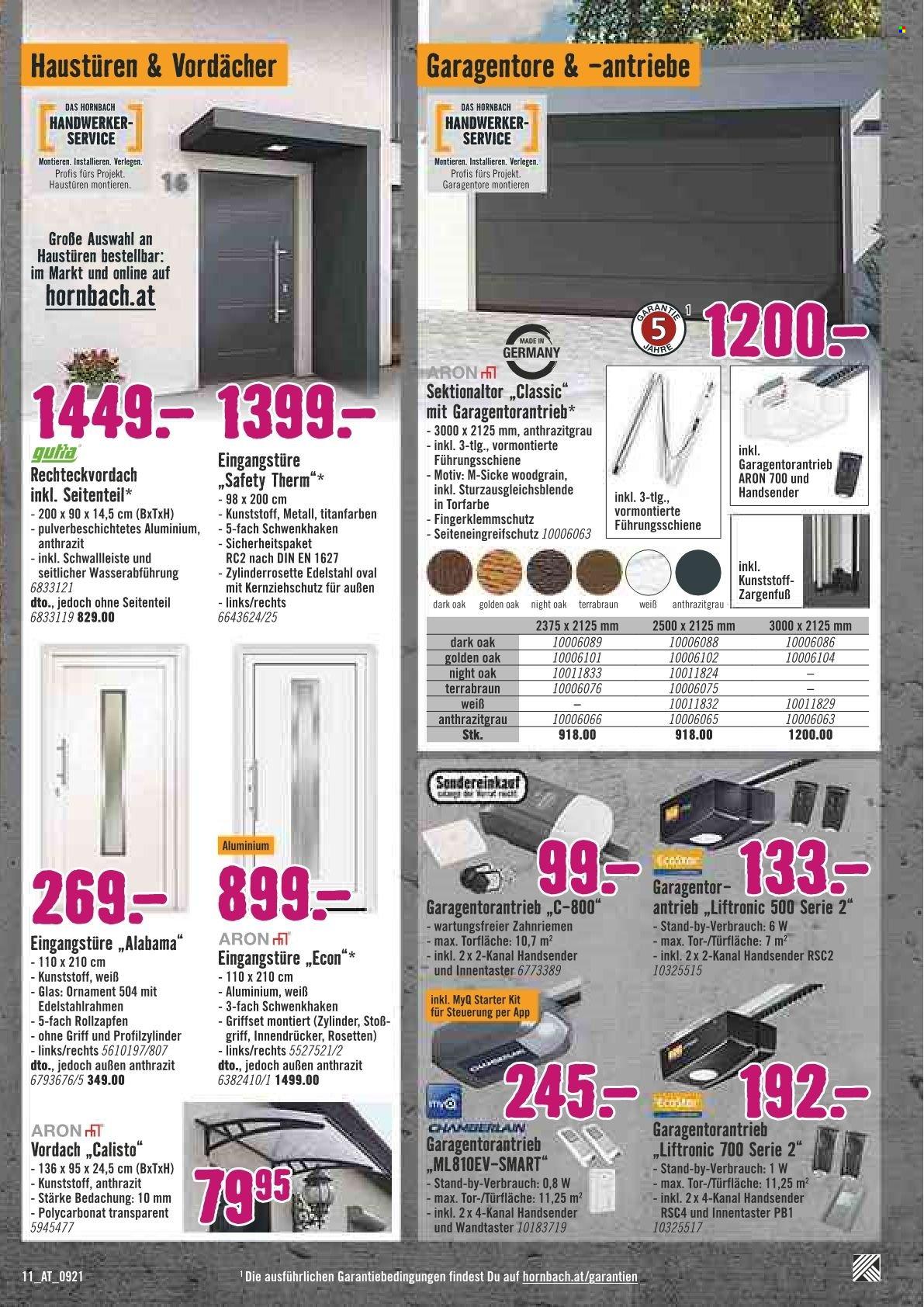 Angebote Hornbach - 30.9.2021 - 13.10.2021. Seite 11