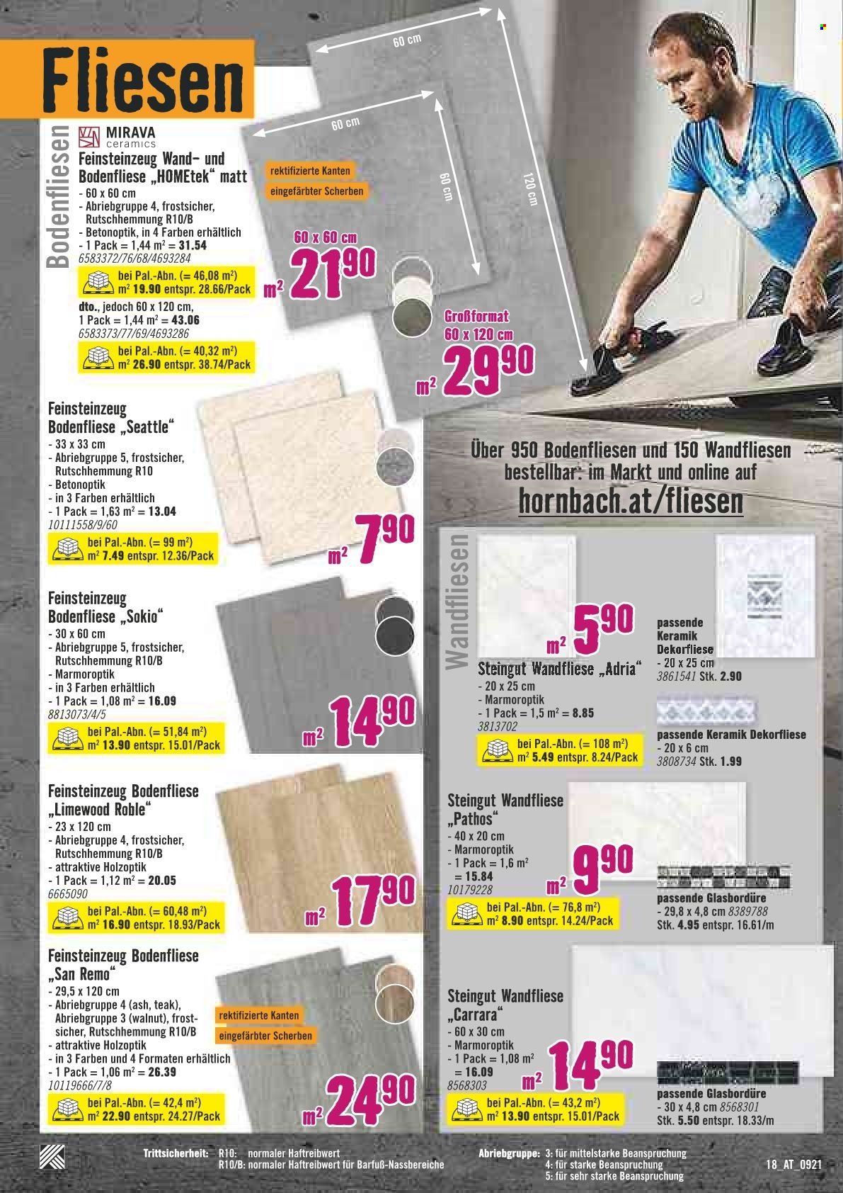 Angebote Hornbach - 30.9.2021 - 13.10.2021. Seite 18