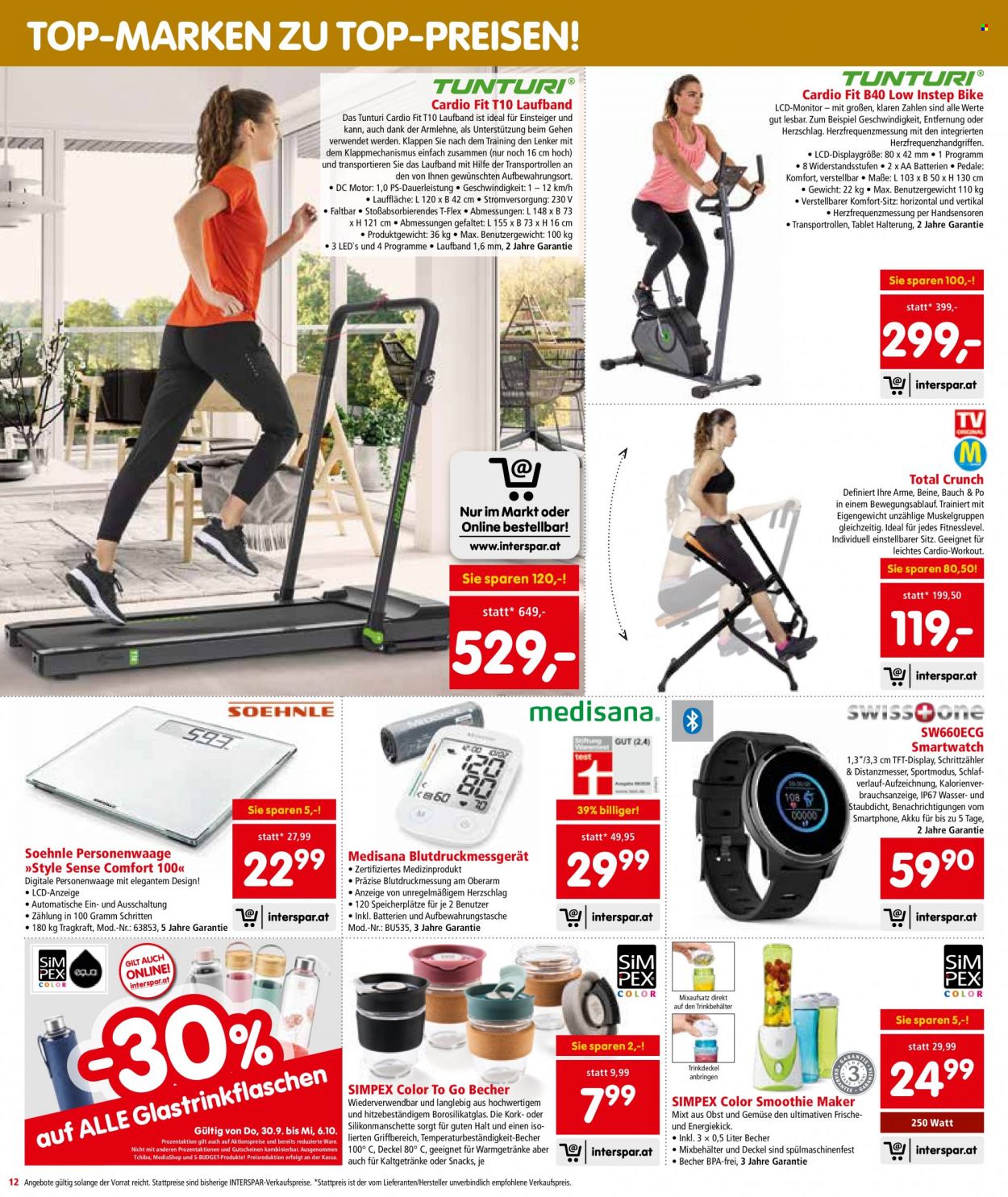 Angebote INTERSPAR - 30.9.2021 - 6.10.2021. Seite 12