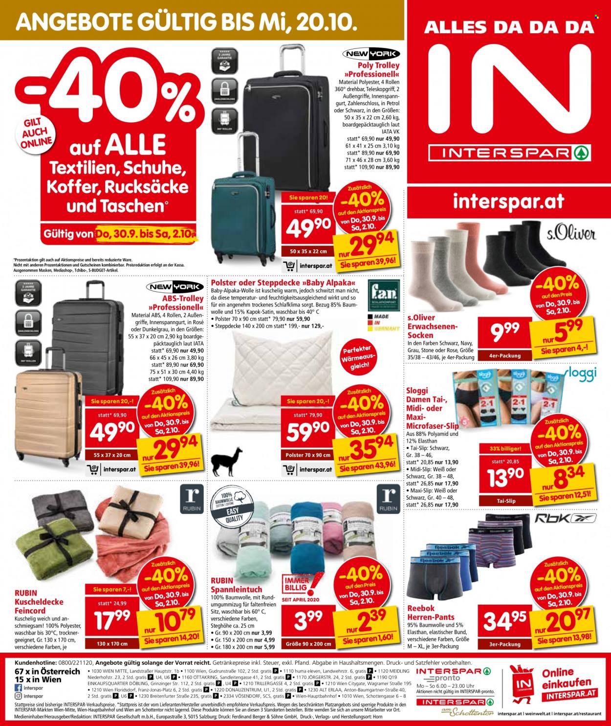 Angebote INTERSPAR - 30.9.2021 - 6.10.2021. Seite 16