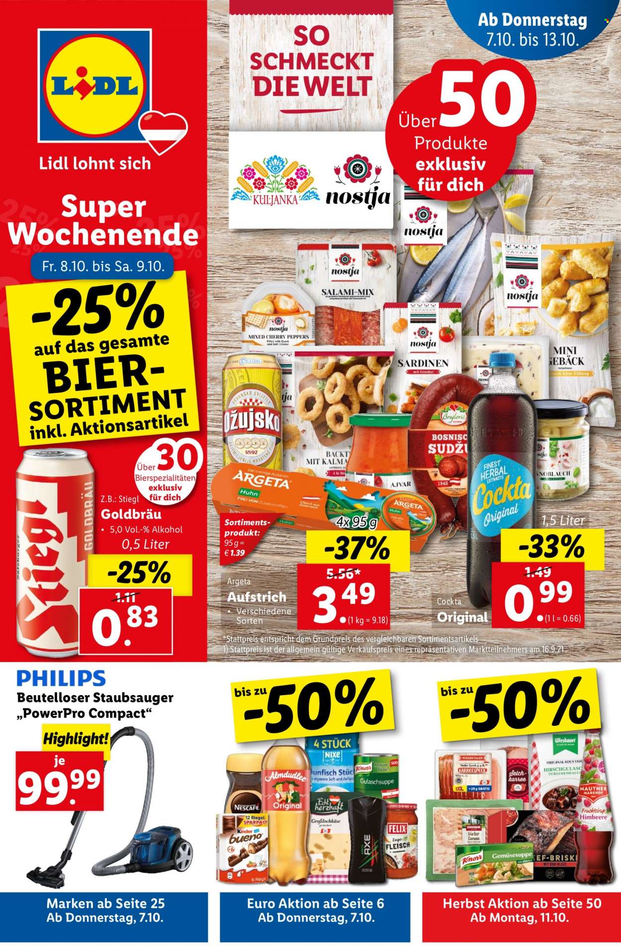 Angebote Lidl - 7.10.2021 - 13.10.2021. Seite 1