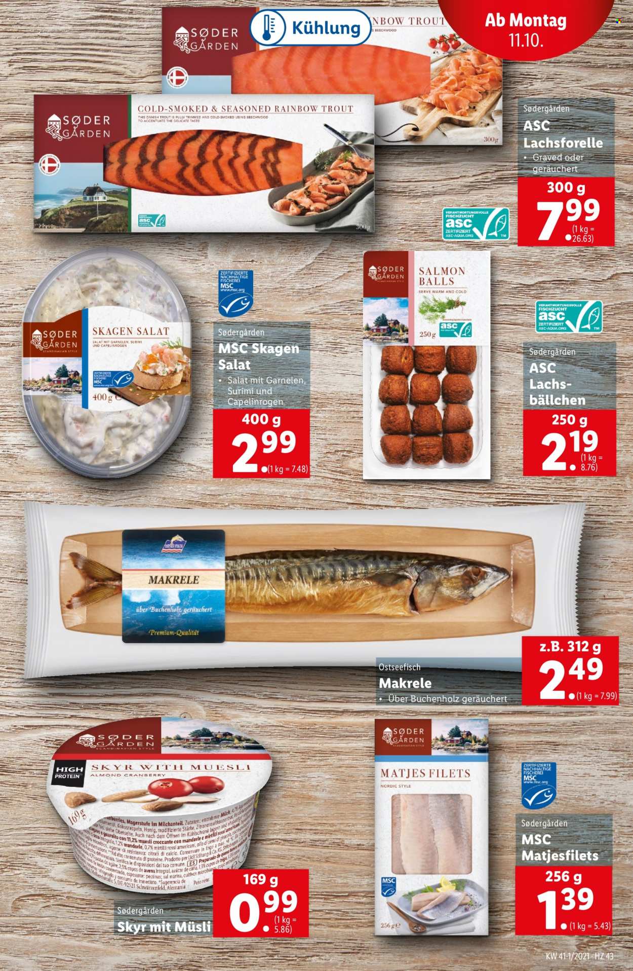 Angebote Lidl - 7.10.2021 - 13.10.2021. Seite 43
