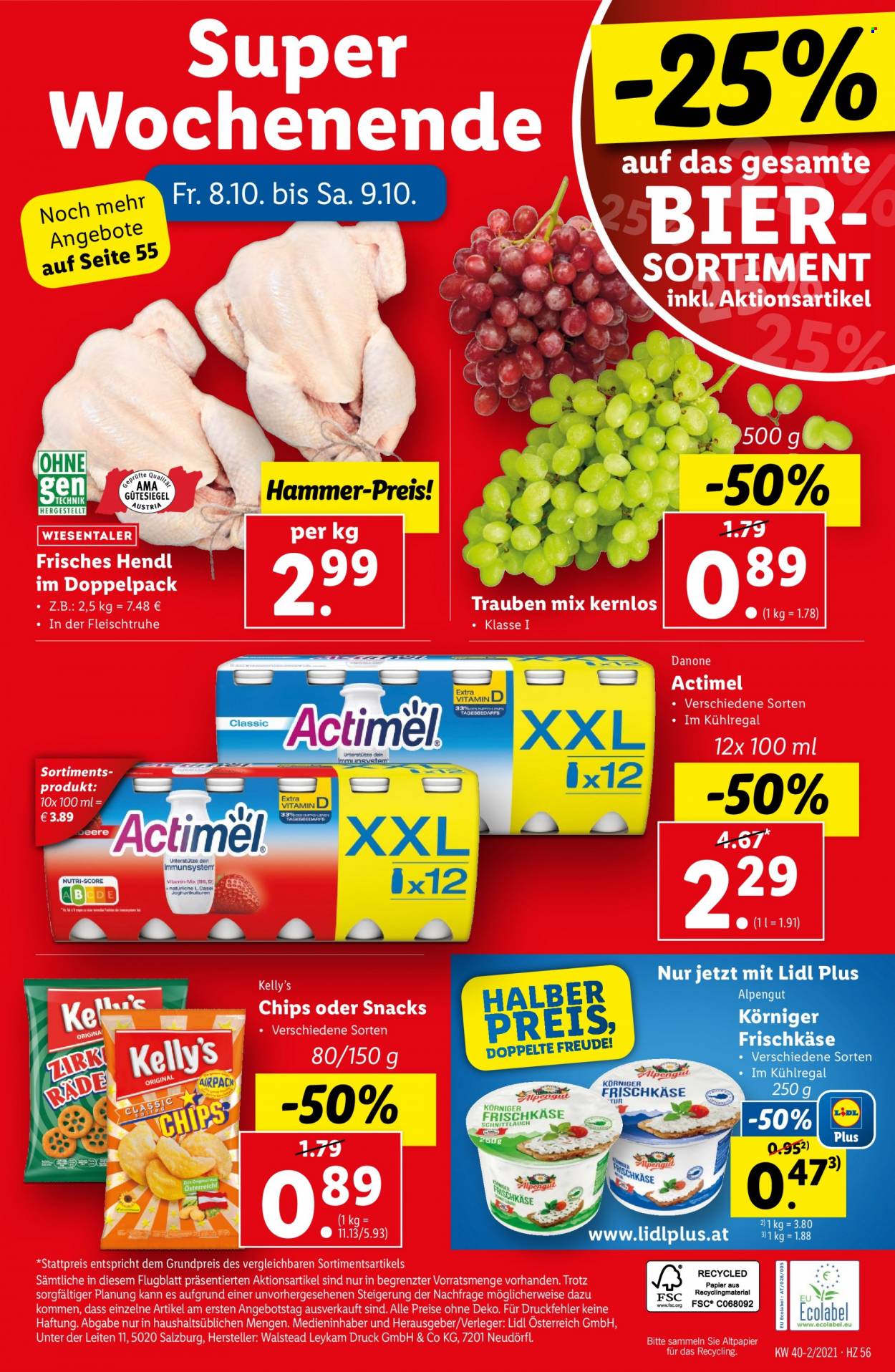 Angebote Lidl - 7.10.2021 - 13.10.2021. Seite 56