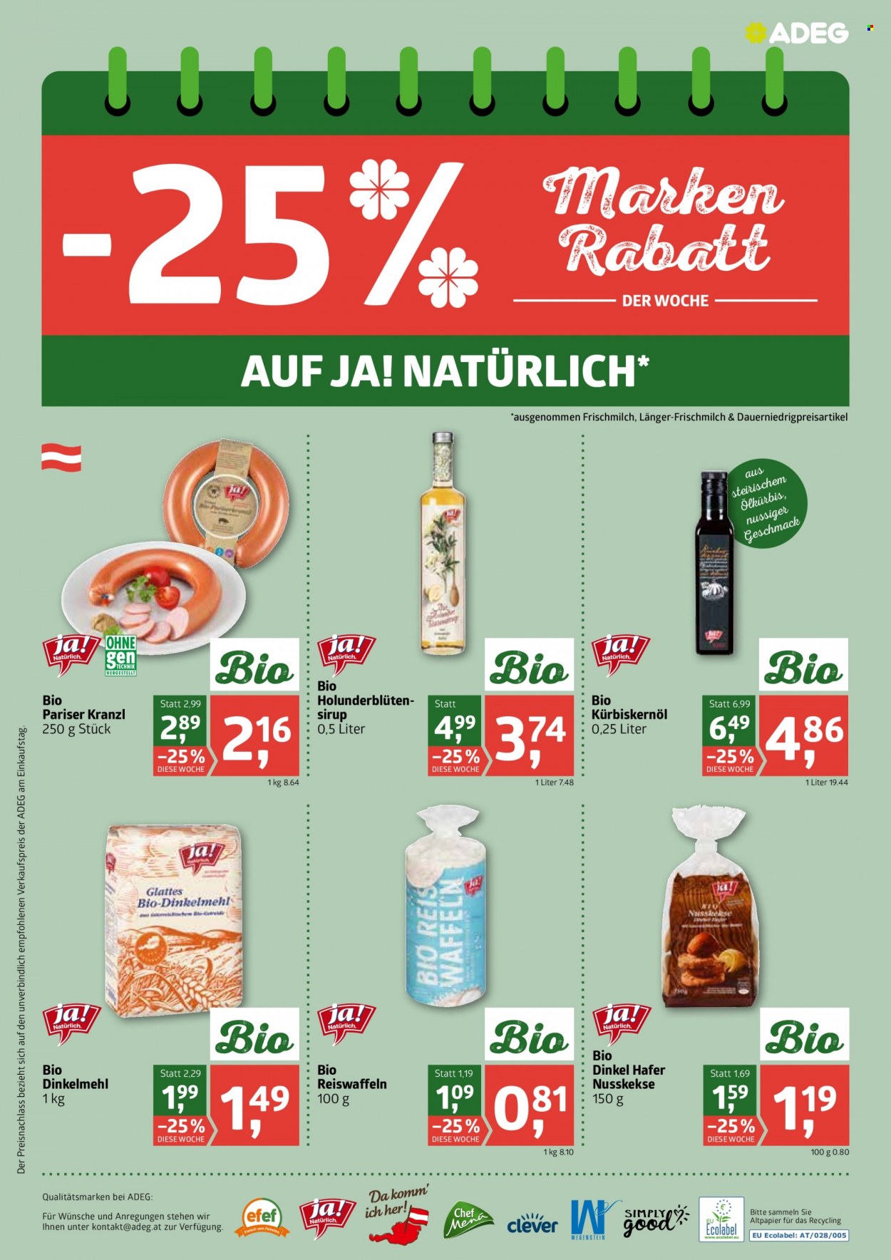 Angebote ADEG - 4.10.2021 - 9.10.2021. Seite 16