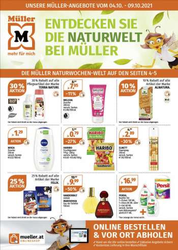 Angebote Müller - 4.10.2021 - 9.10.2021.