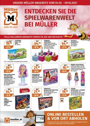 Angebote Müller - 4.10.2021 - 9.10.2021.