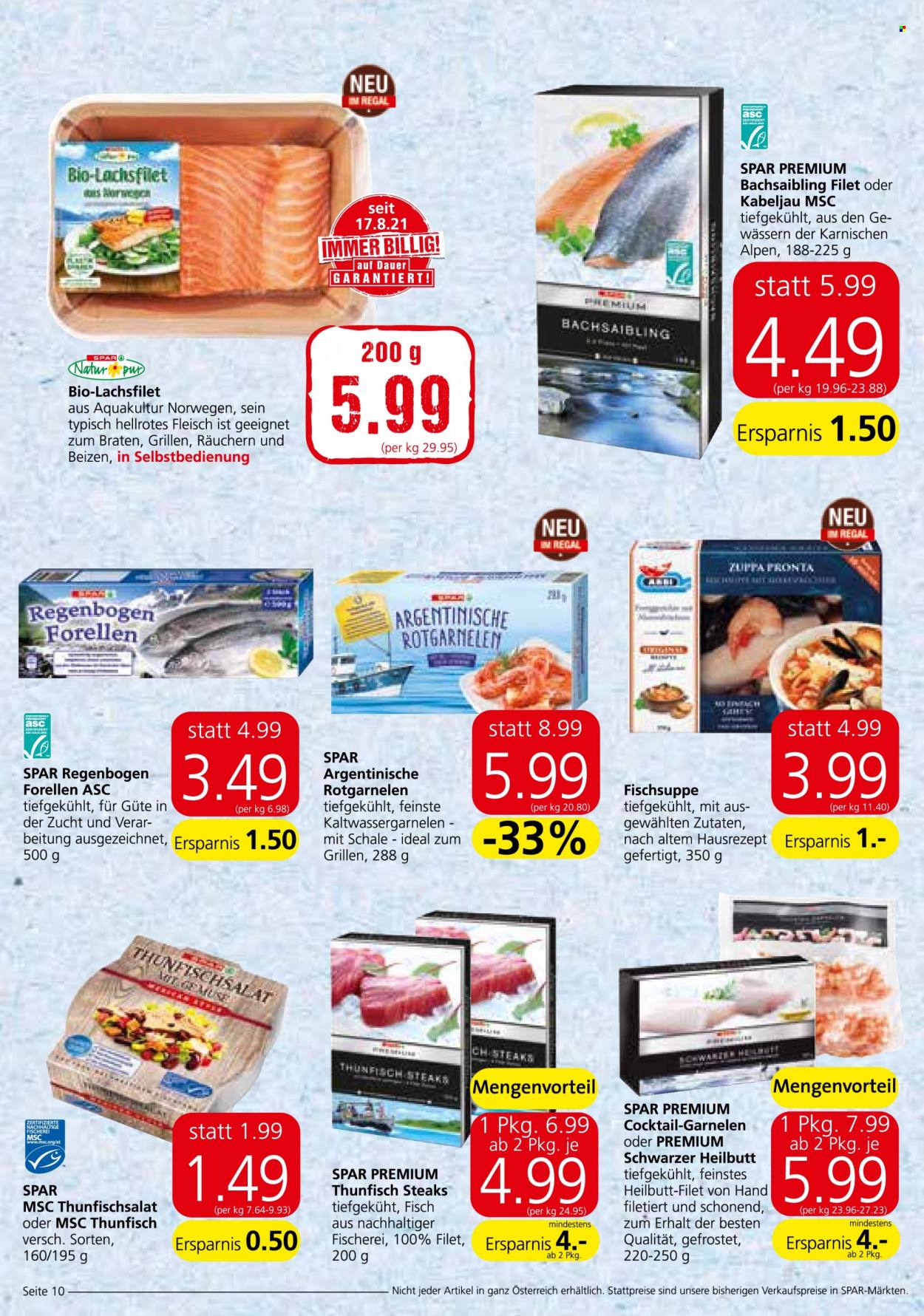 Angebote EUROSPAR - 7.10.2021 - 20.10.2021. Seite 10