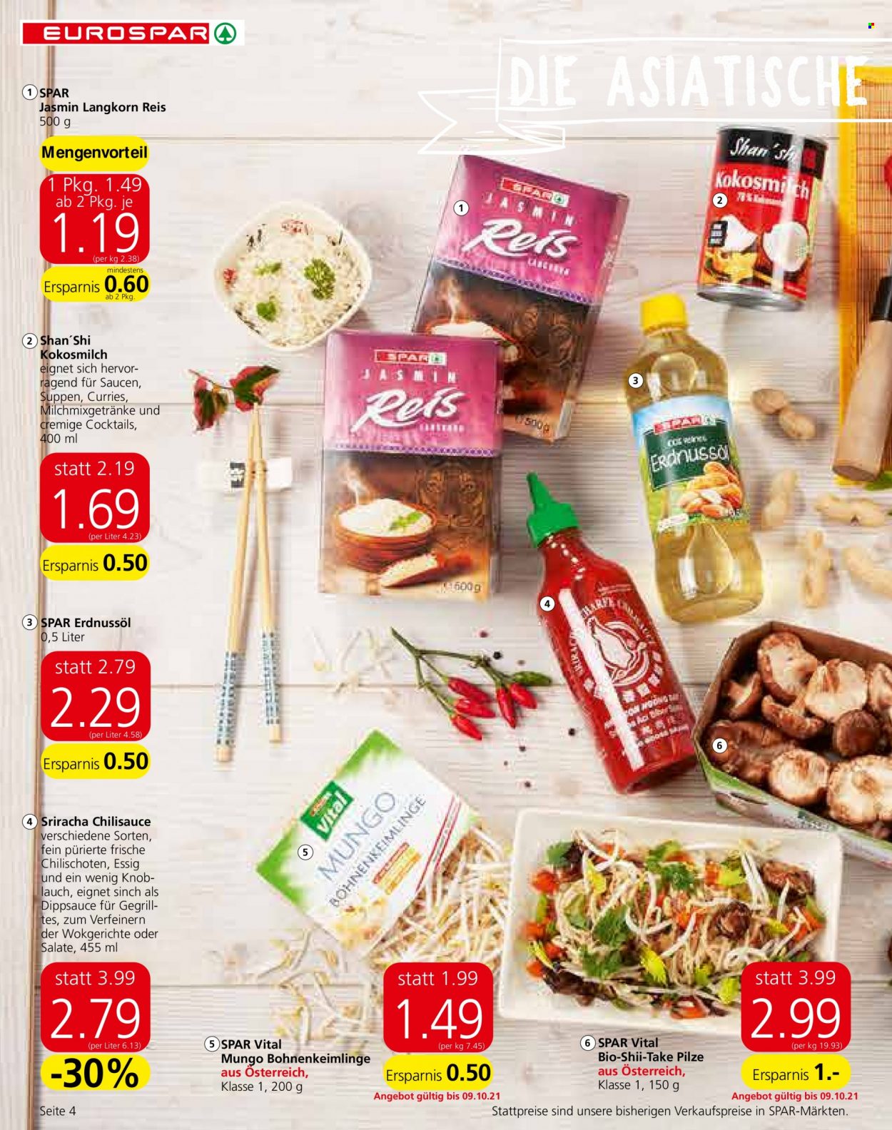 Angebote EUROSPAR - 7.10.2021 - 20.10.2021. Seite 4