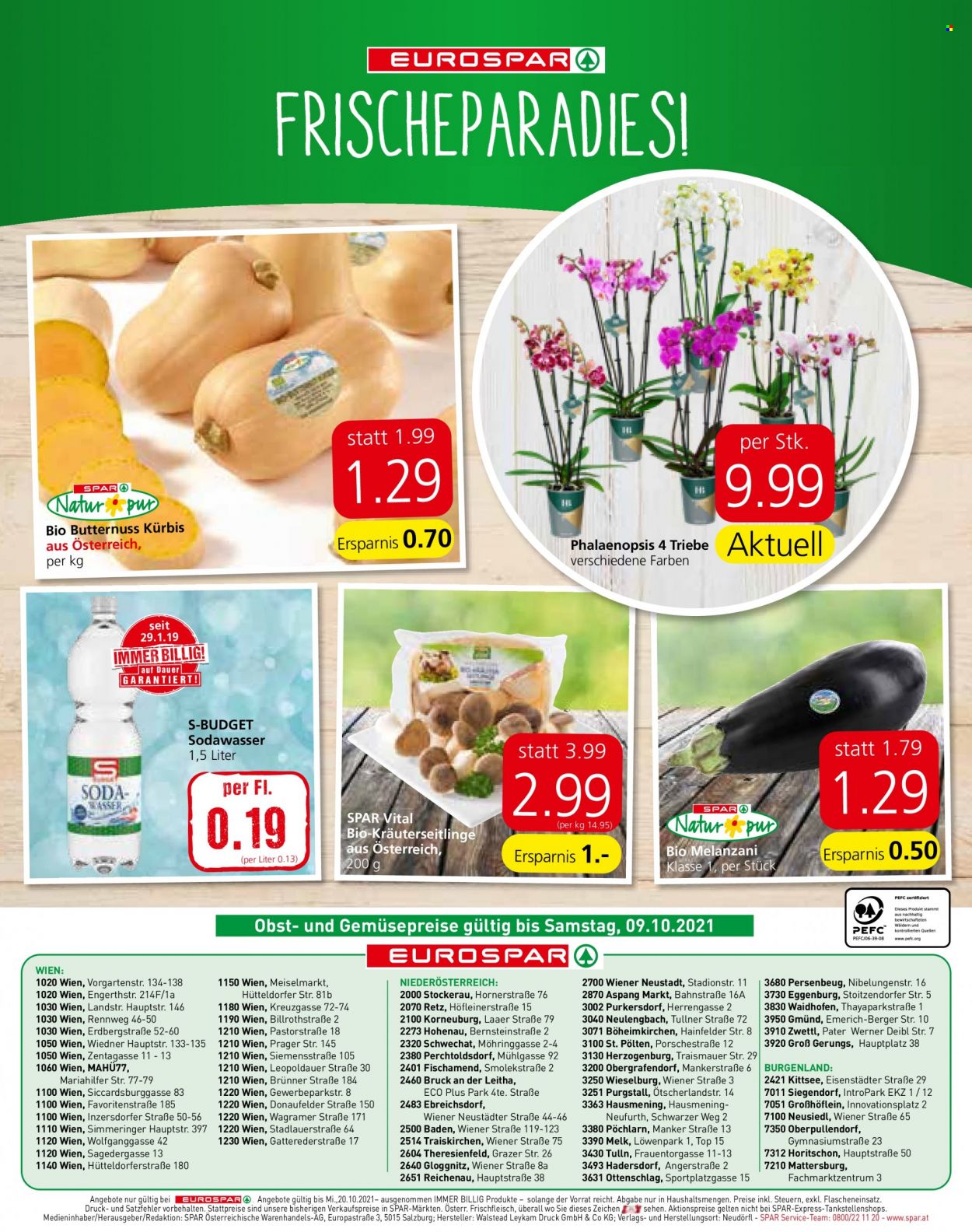 Angebote EUROSPAR - 7.10.2021 - 20.10.2021. Seite 20