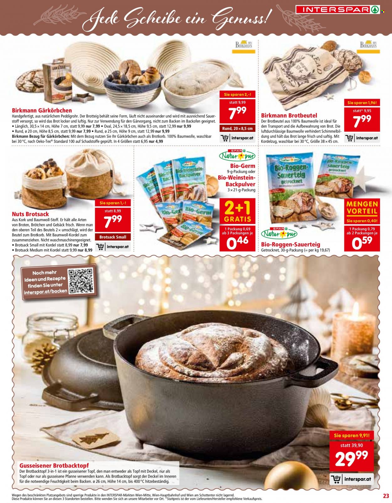 Angebote INTERSPAR - 7.10.2021 - 18.12.2021. Seite 23